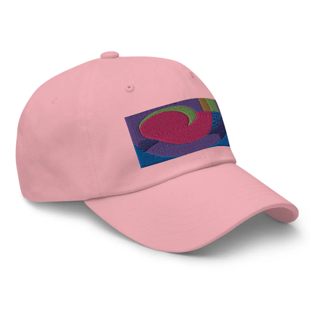 Dad Hat | Pink Southwark Bridges | Urban Abstract