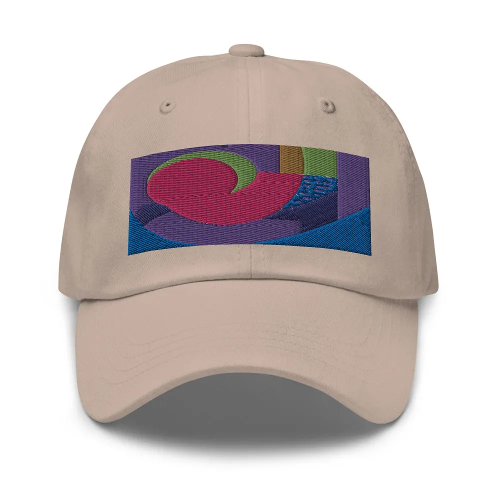 Dad Hat | Pink Southwark Bridges | Urban Abstract