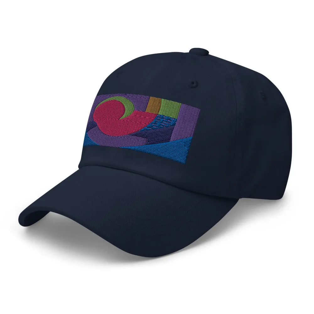 Dad Hat | Pink Southwark Bridges | Urban Abstract