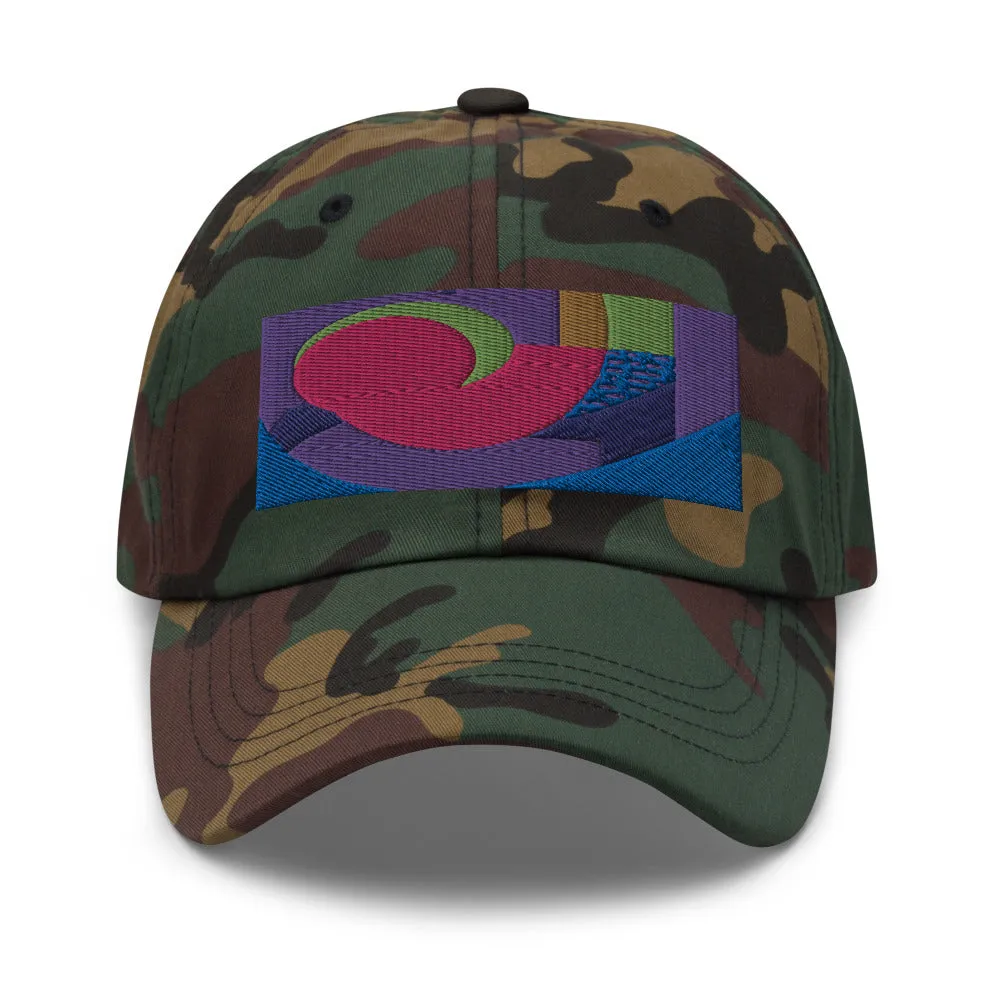 Dad Hat | Pink Southwark Bridges | Urban Abstract