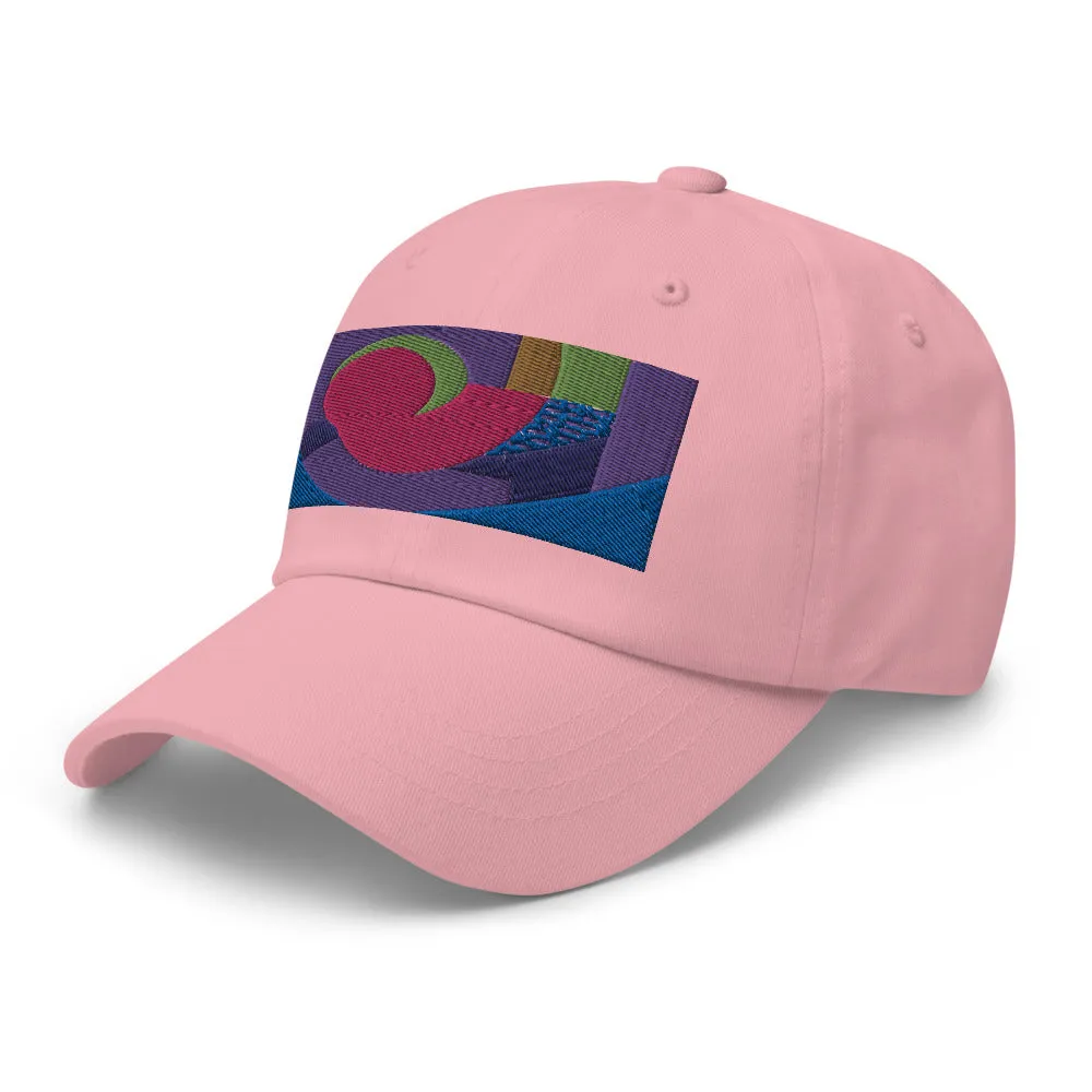 Dad Hat | Pink Southwark Bridges | Urban Abstract