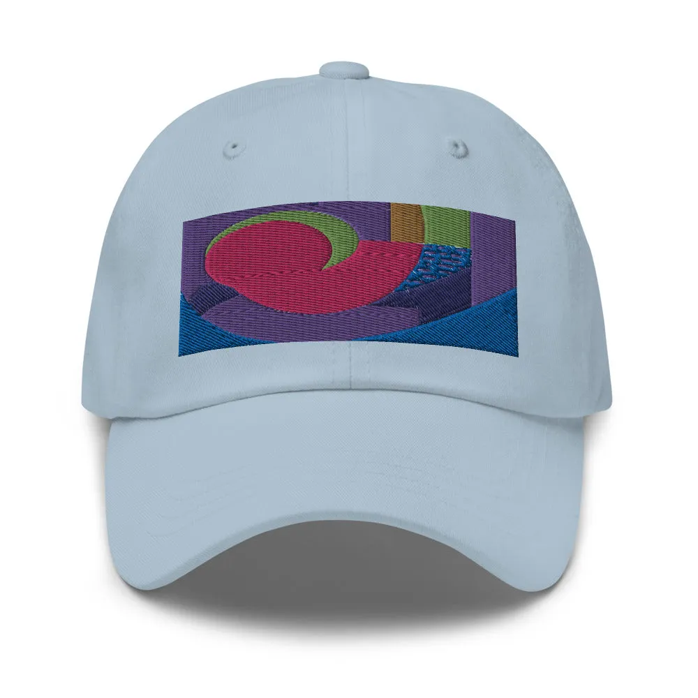 Dad Hat | Pink Southwark Bridges | Urban Abstract