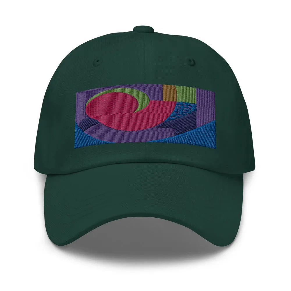 Dad Hat | Pink Southwark Bridges | Urban Abstract