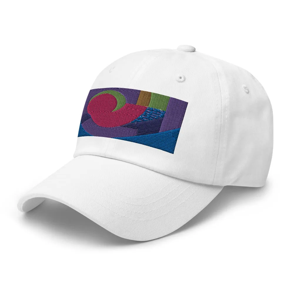 Dad Hat | Pink Southwark Bridges | Urban Abstract