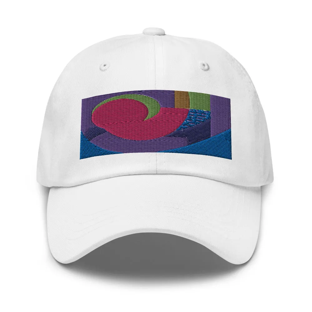 Dad Hat | Pink Southwark Bridges | Urban Abstract