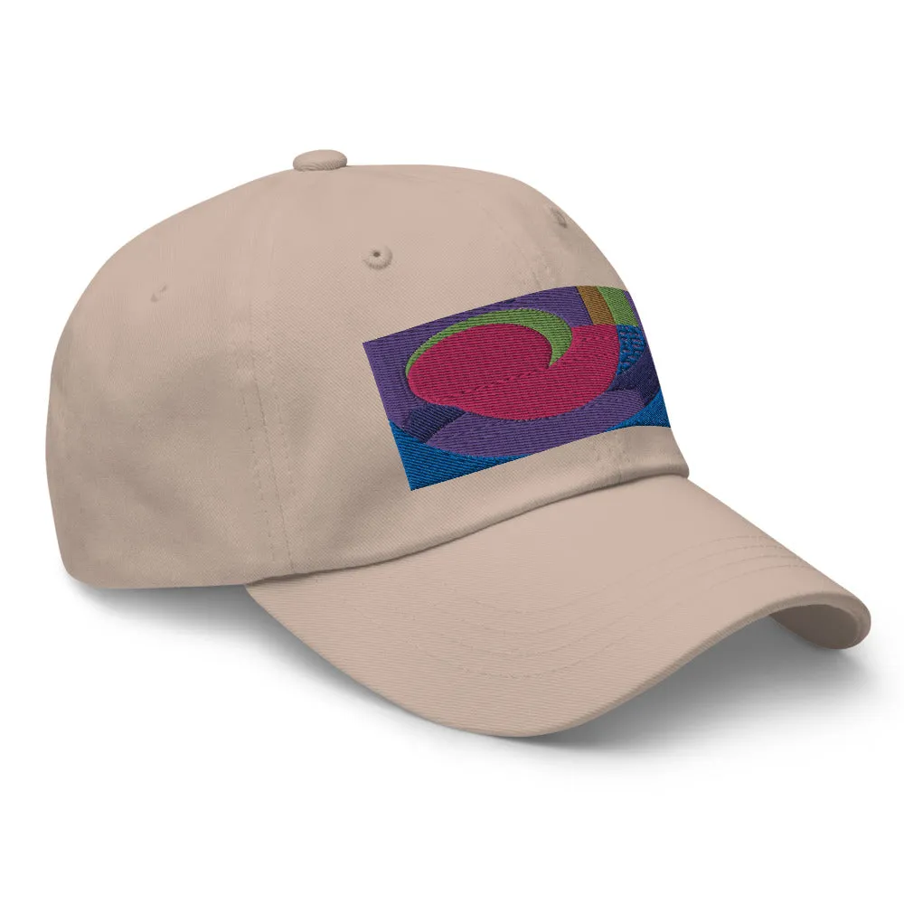 Dad Hat | Pink Southwark Bridges | Urban Abstract