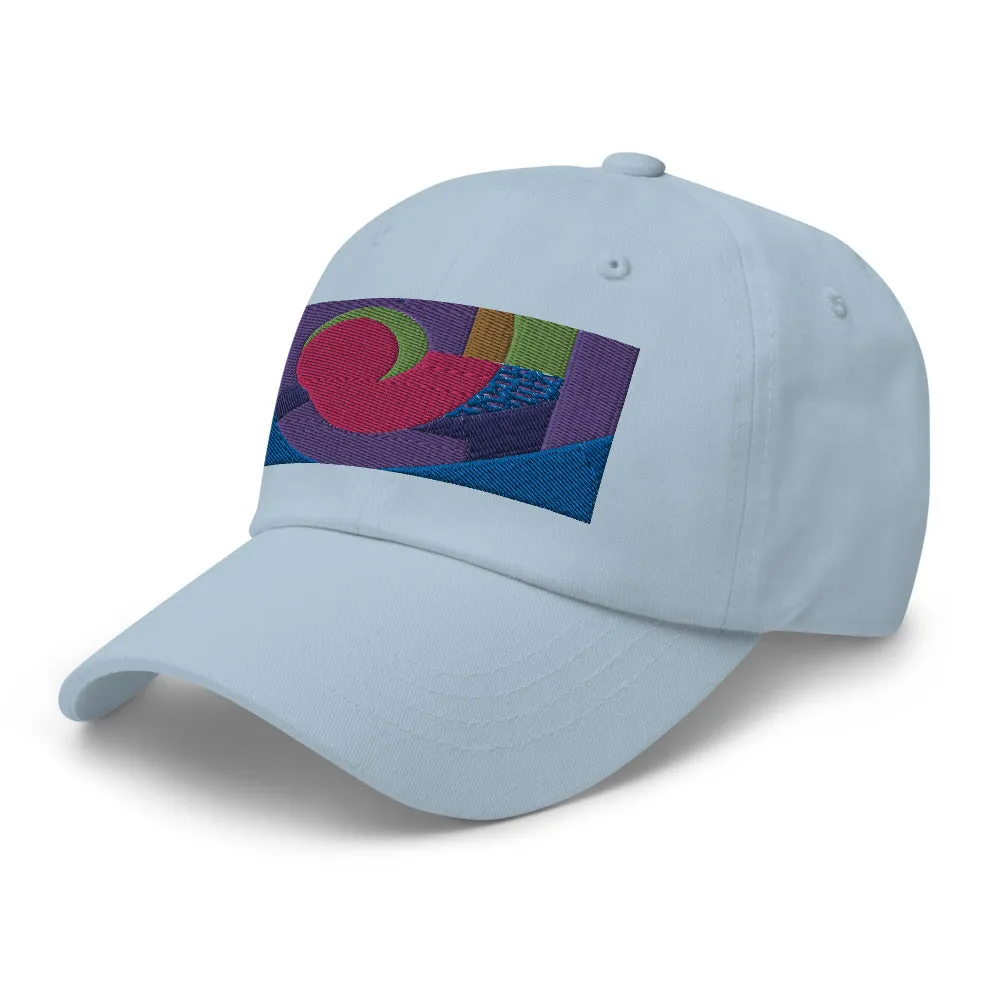 Dad Hat | Pink Southwark Bridges | Urban Abstract