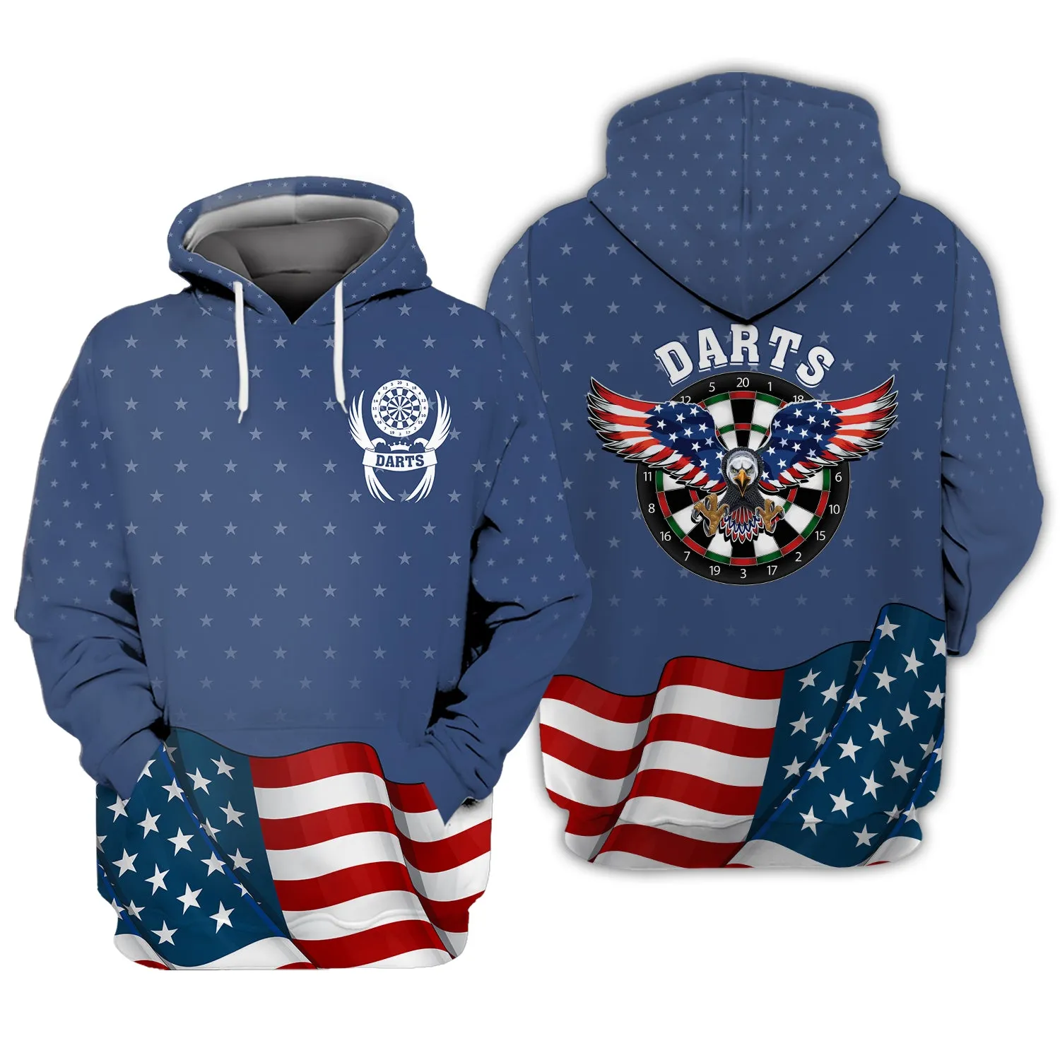 Darts USA 3D Printed Shirts