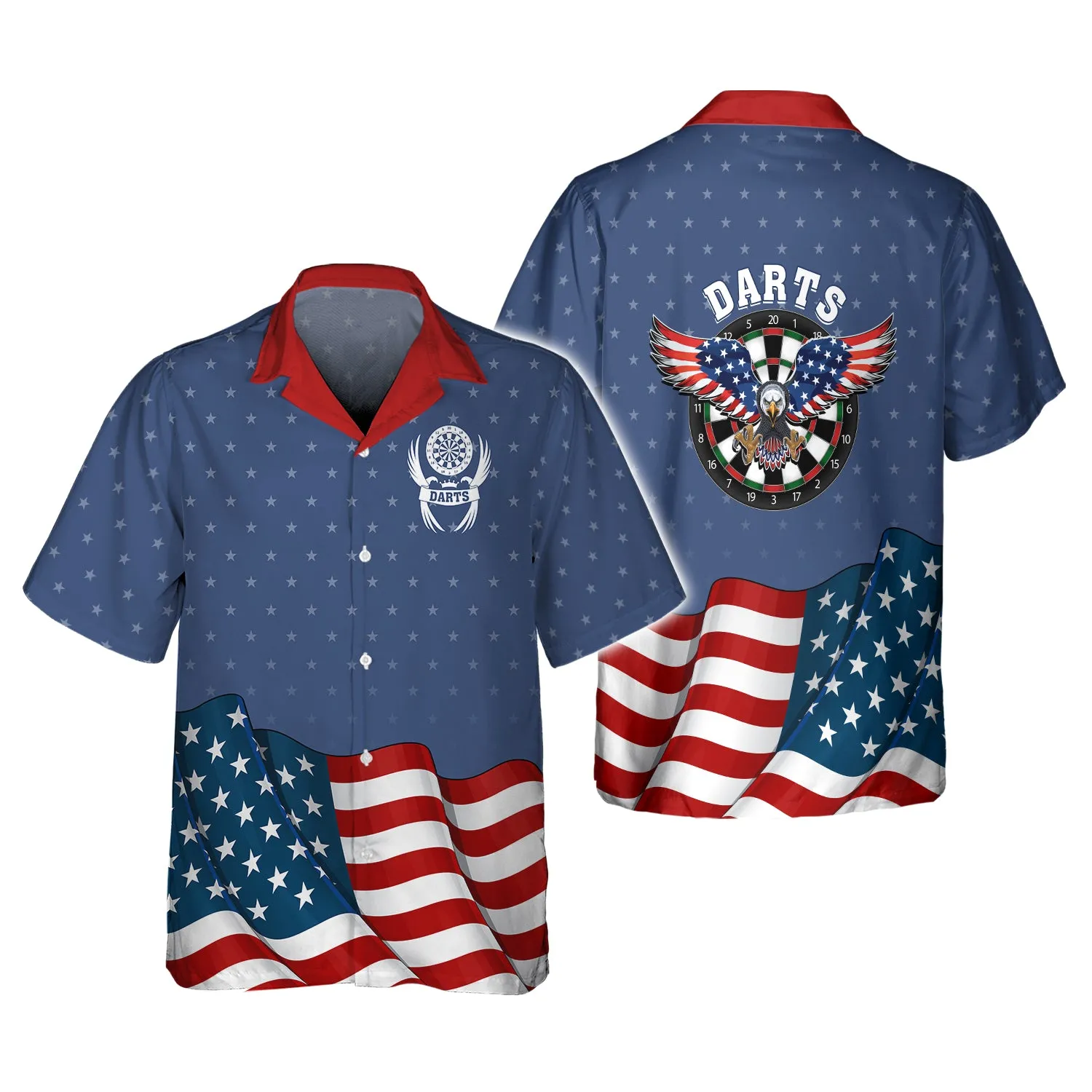 Darts USA 3D Printed Shirts