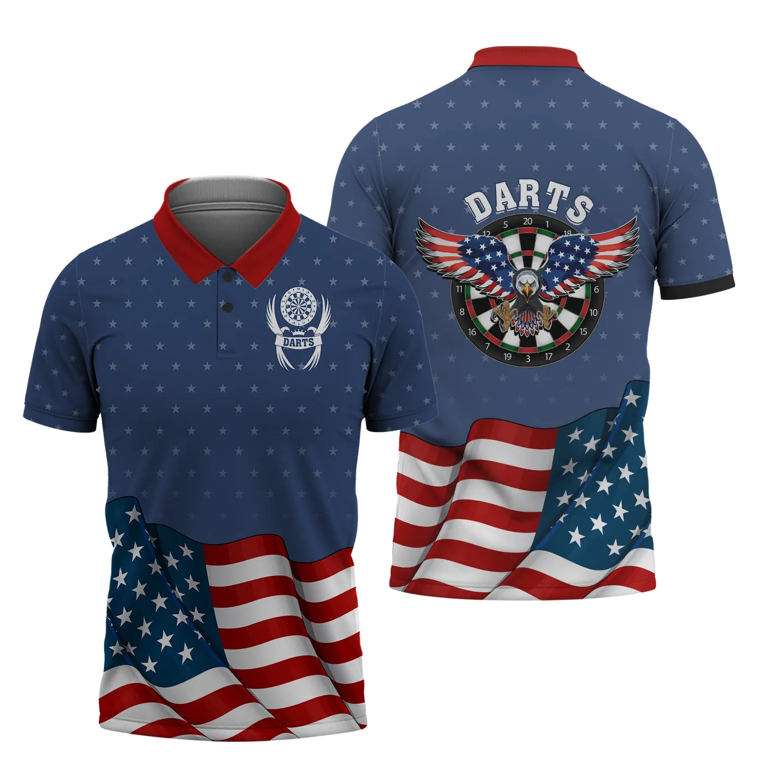 Darts USA 3D Printed Shirts