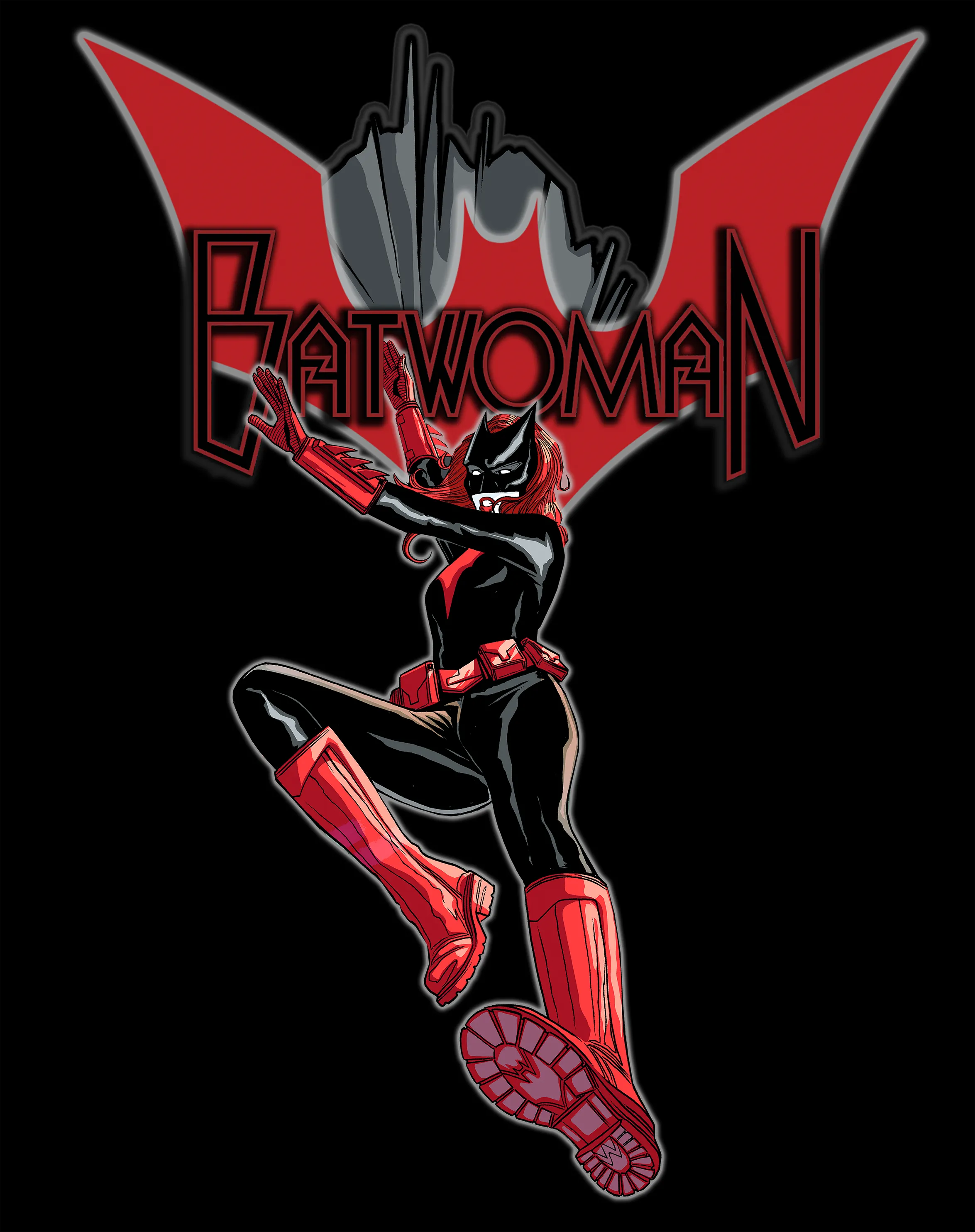 DC Comics Batwoman Logo Entrance Women's T-shirt