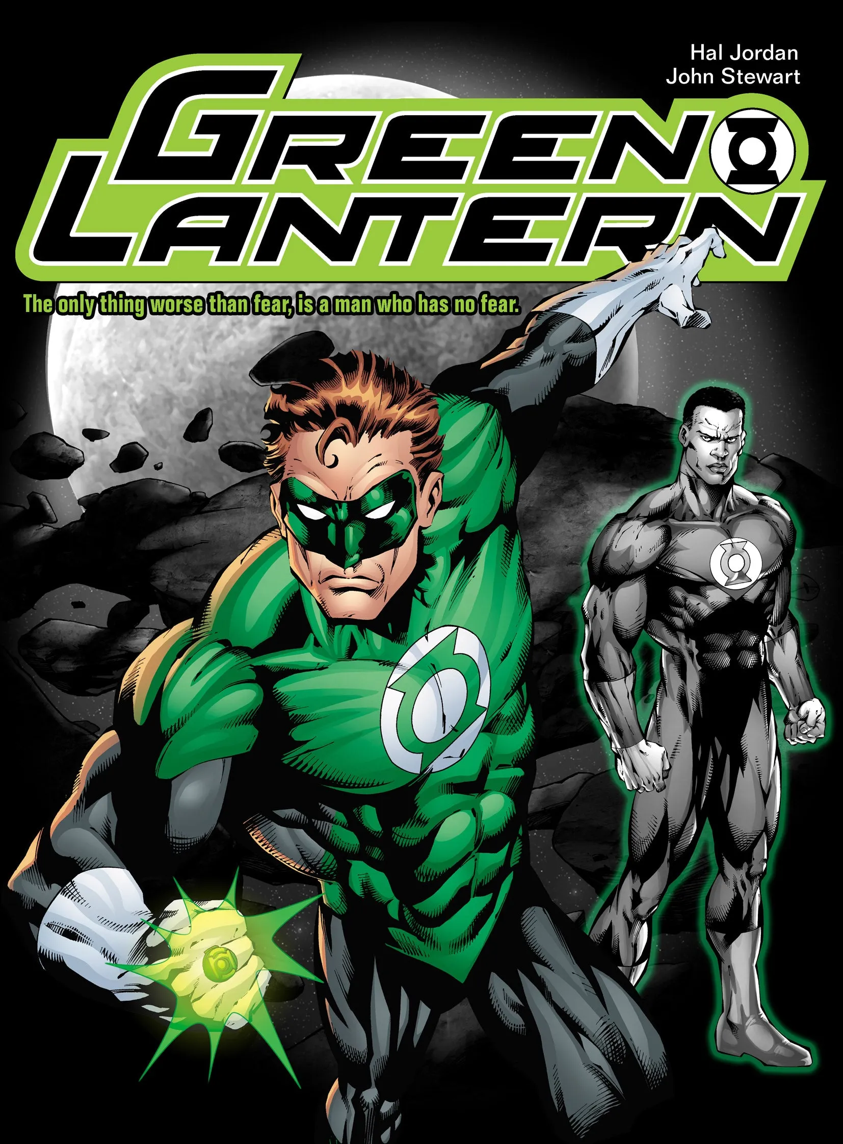 DC Comics Green Lantern Fashion Space Cops Official Men's T-shirt (Black)