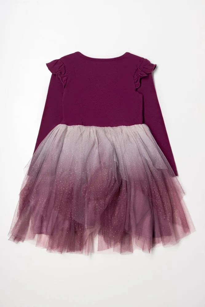 Disney Princesses Dress Burgundy
