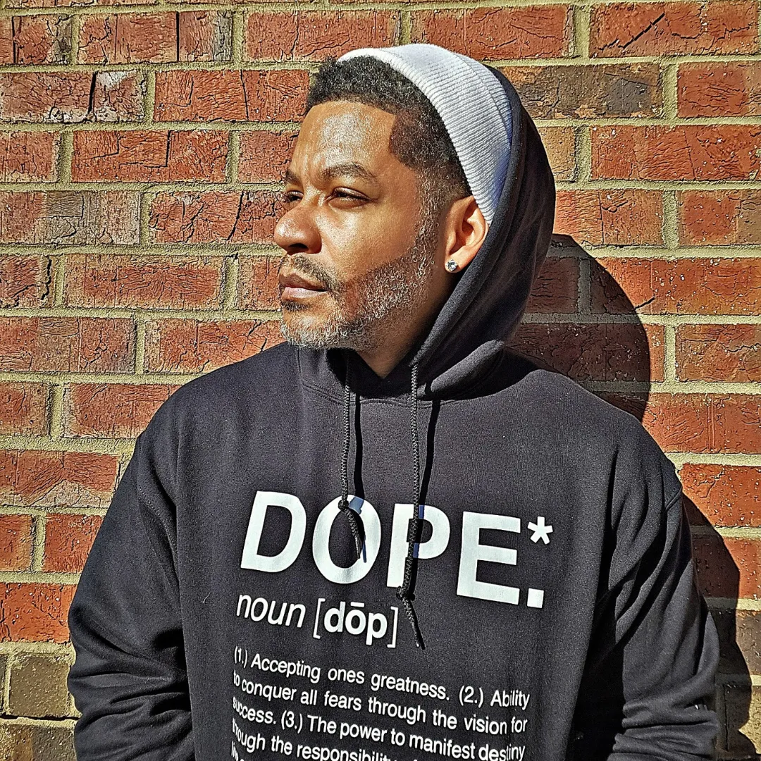 Dope Hoodie (Black/White)