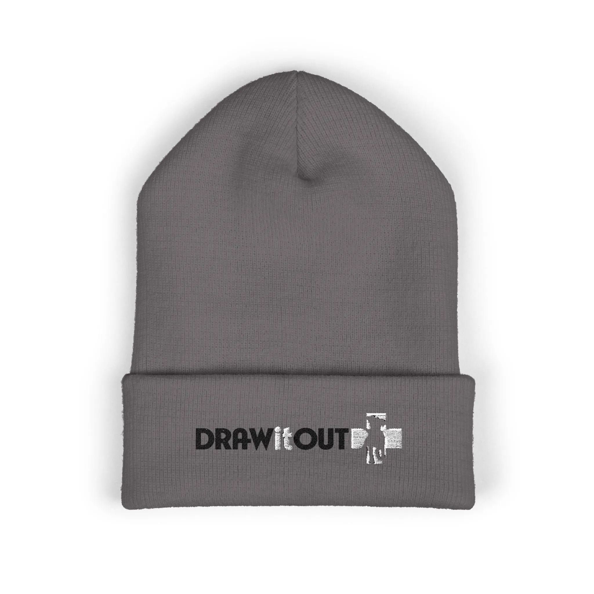 Draw It Out® Cuffed Beanie – Classic Warmth with a Stylish Touch