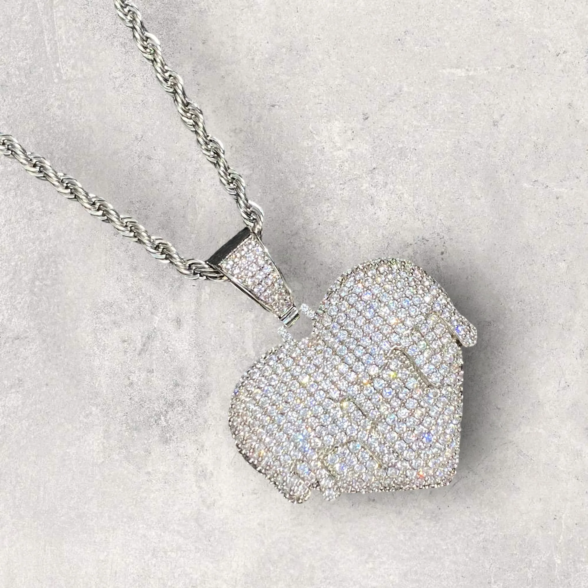 Dripping Heart Pendant