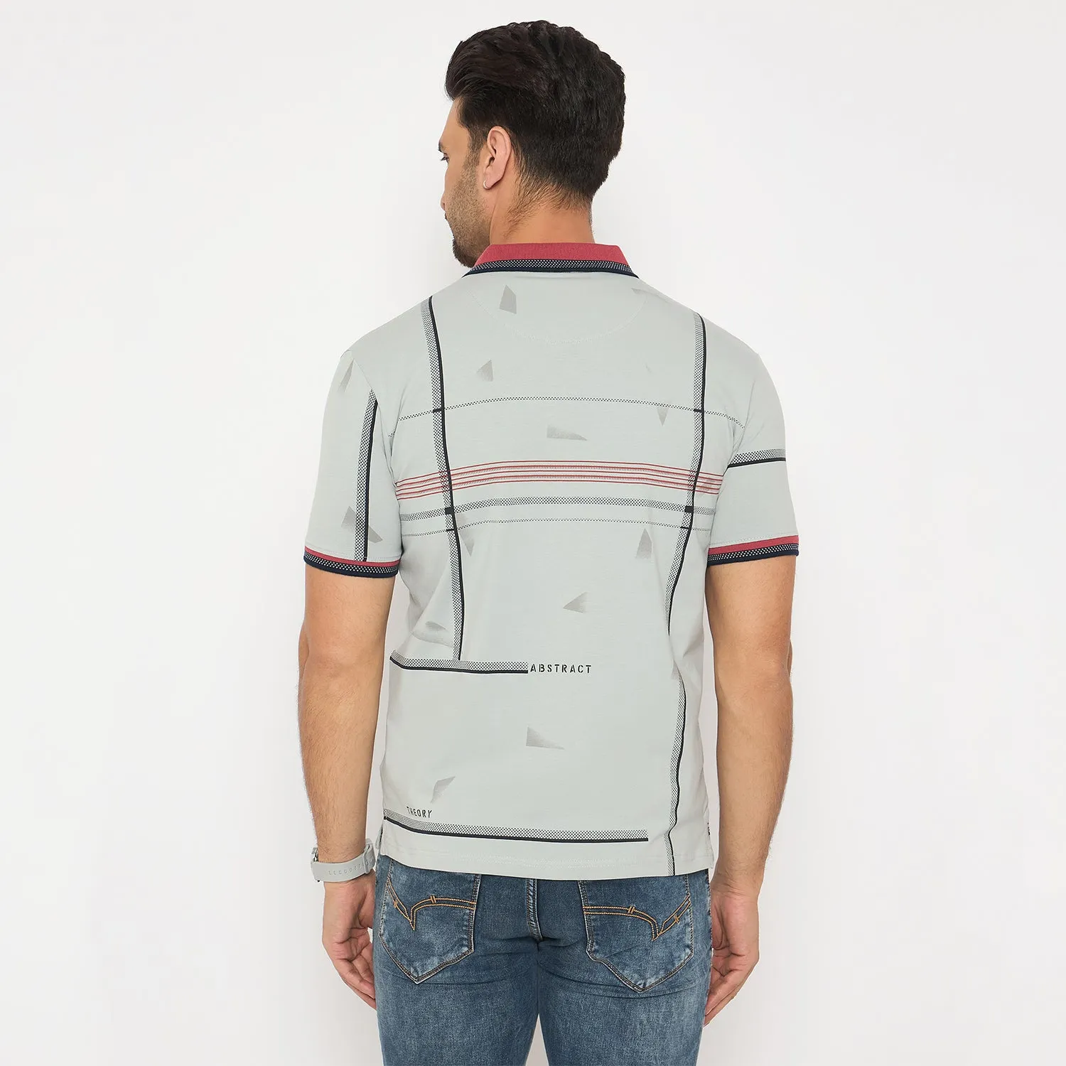 Duke Urban Men Half Sleeve Cotton Tshirt (LF7411)