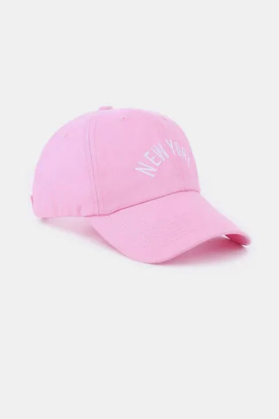 Embroidered City Baseball Cap