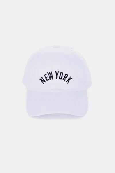Embroidered City Baseball Cap