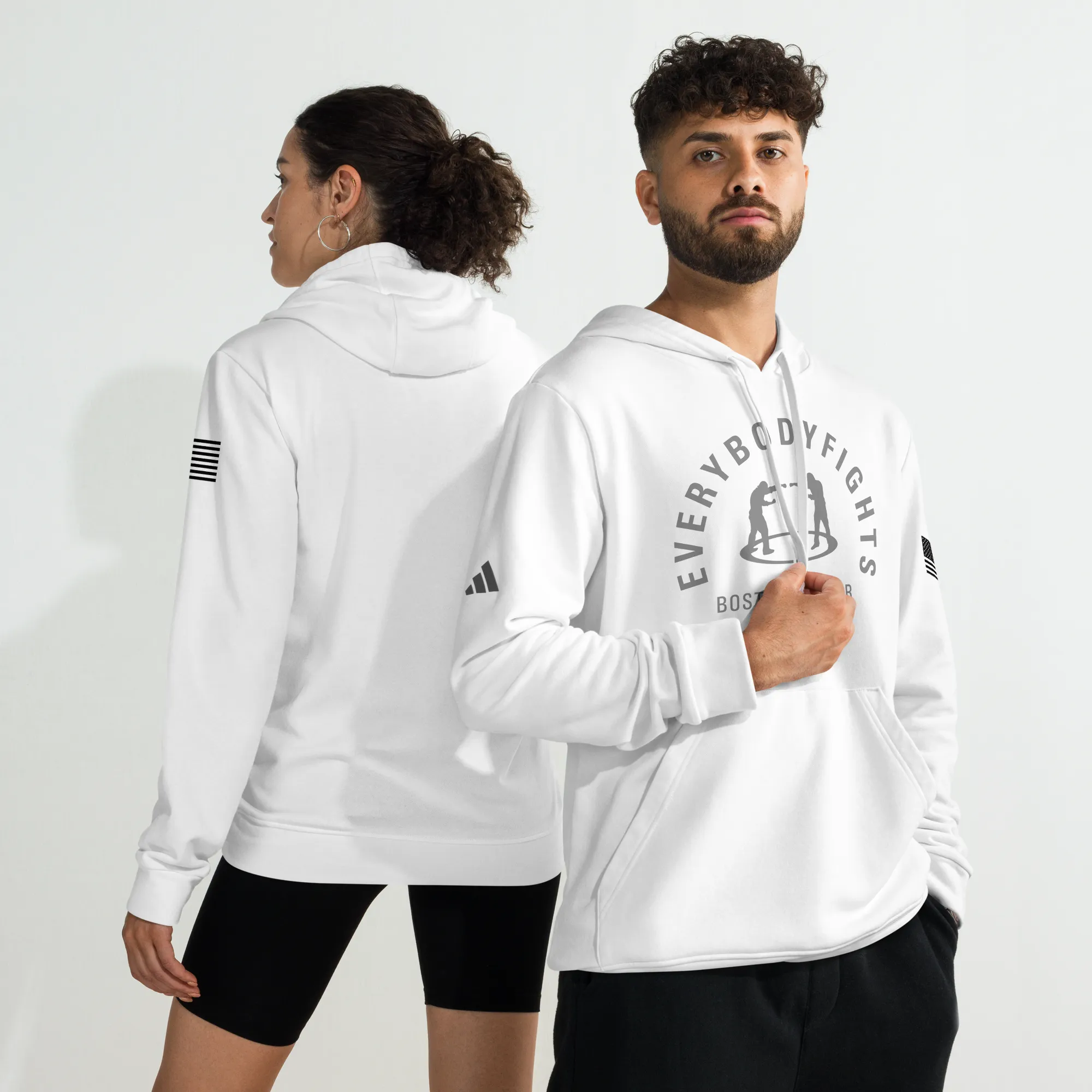 Everybodyfights  Members Only adidas fleece hoodie