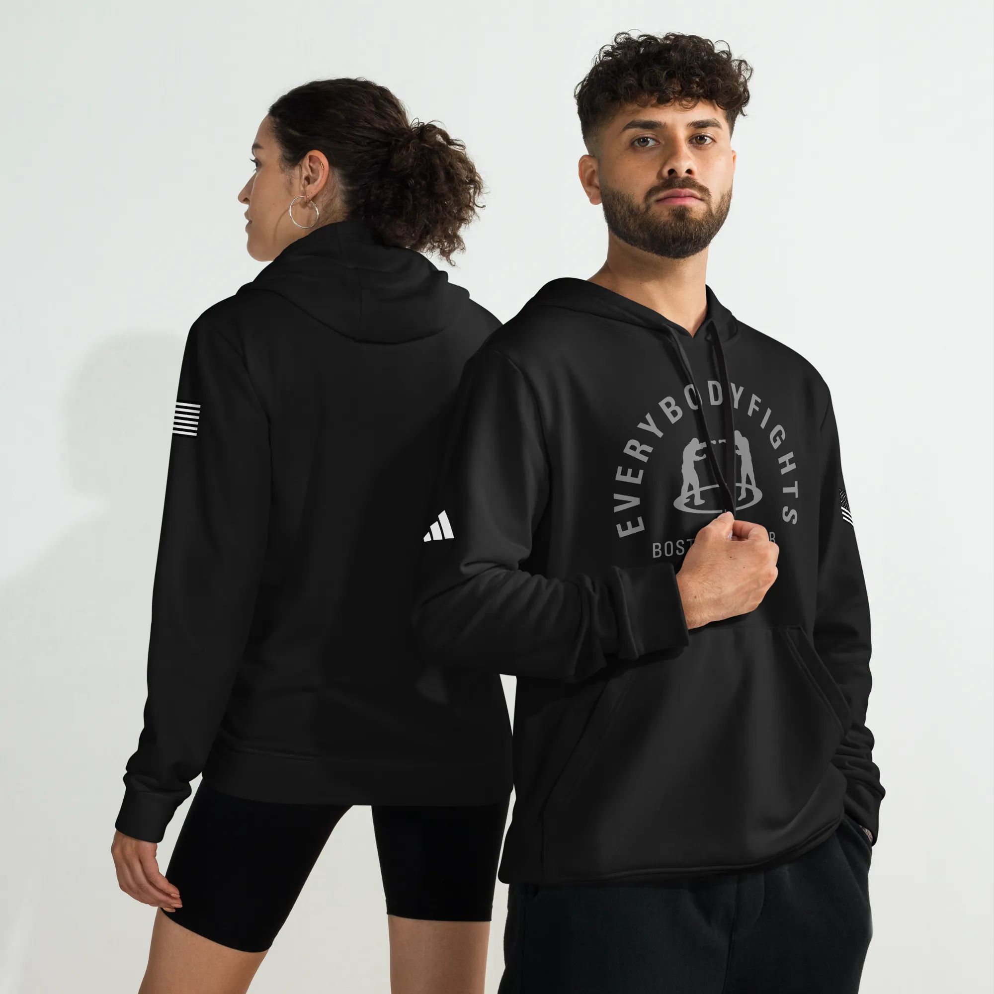 Everybodyfights  Members Only adidas fleece hoodie