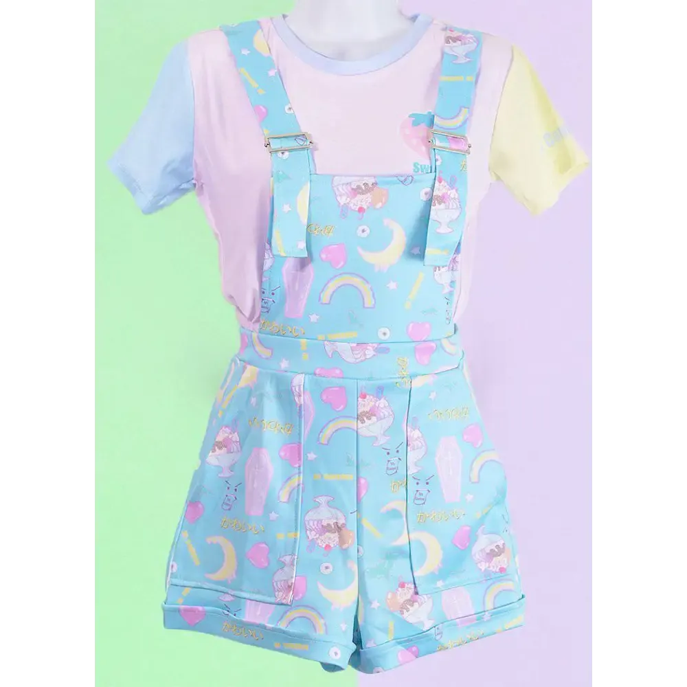 Fairy Kei Overalls Inspired by Y2K Fashion Charm