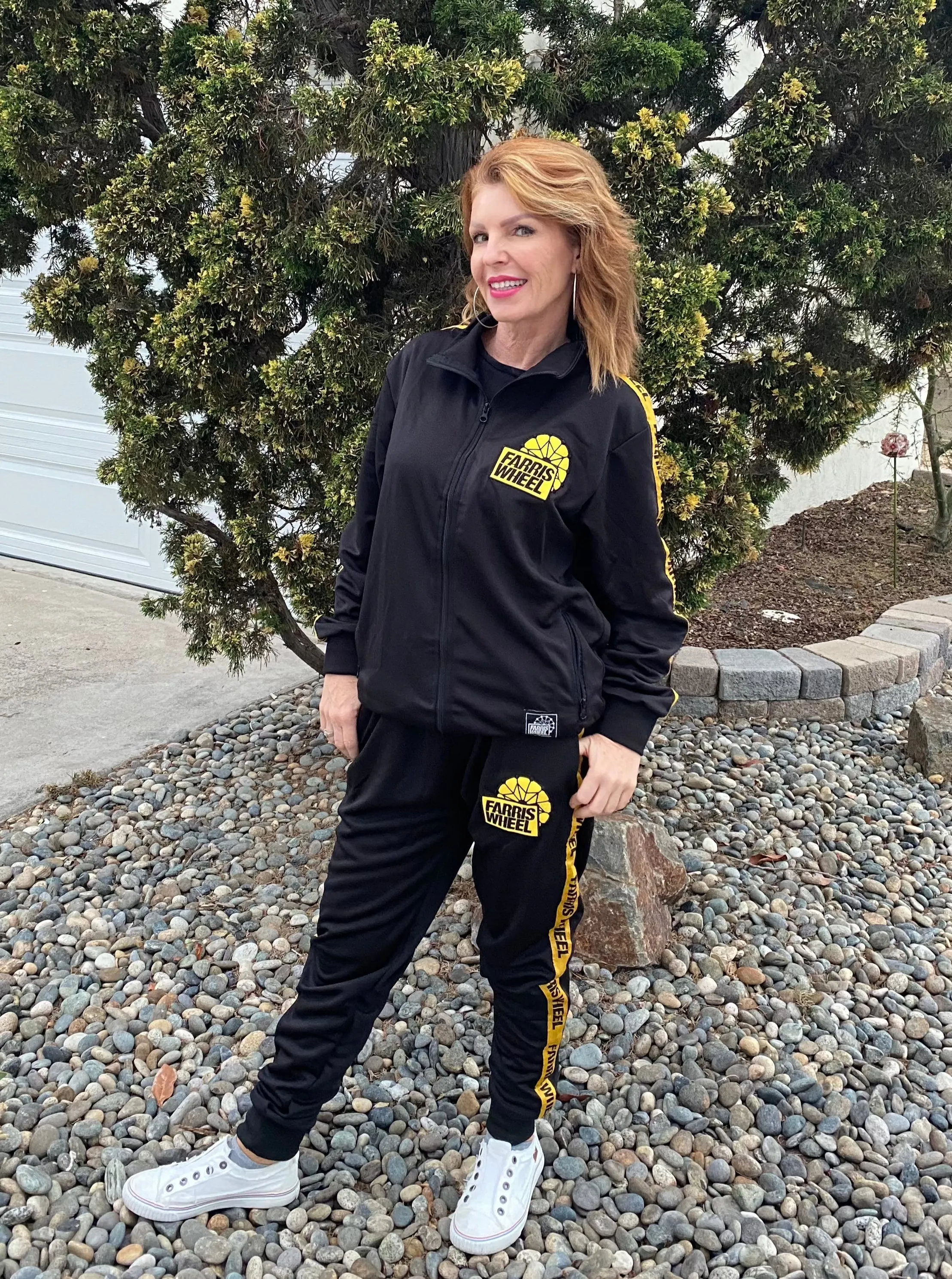 Farris Wheel Streetwear Unisex Black Tracksuit