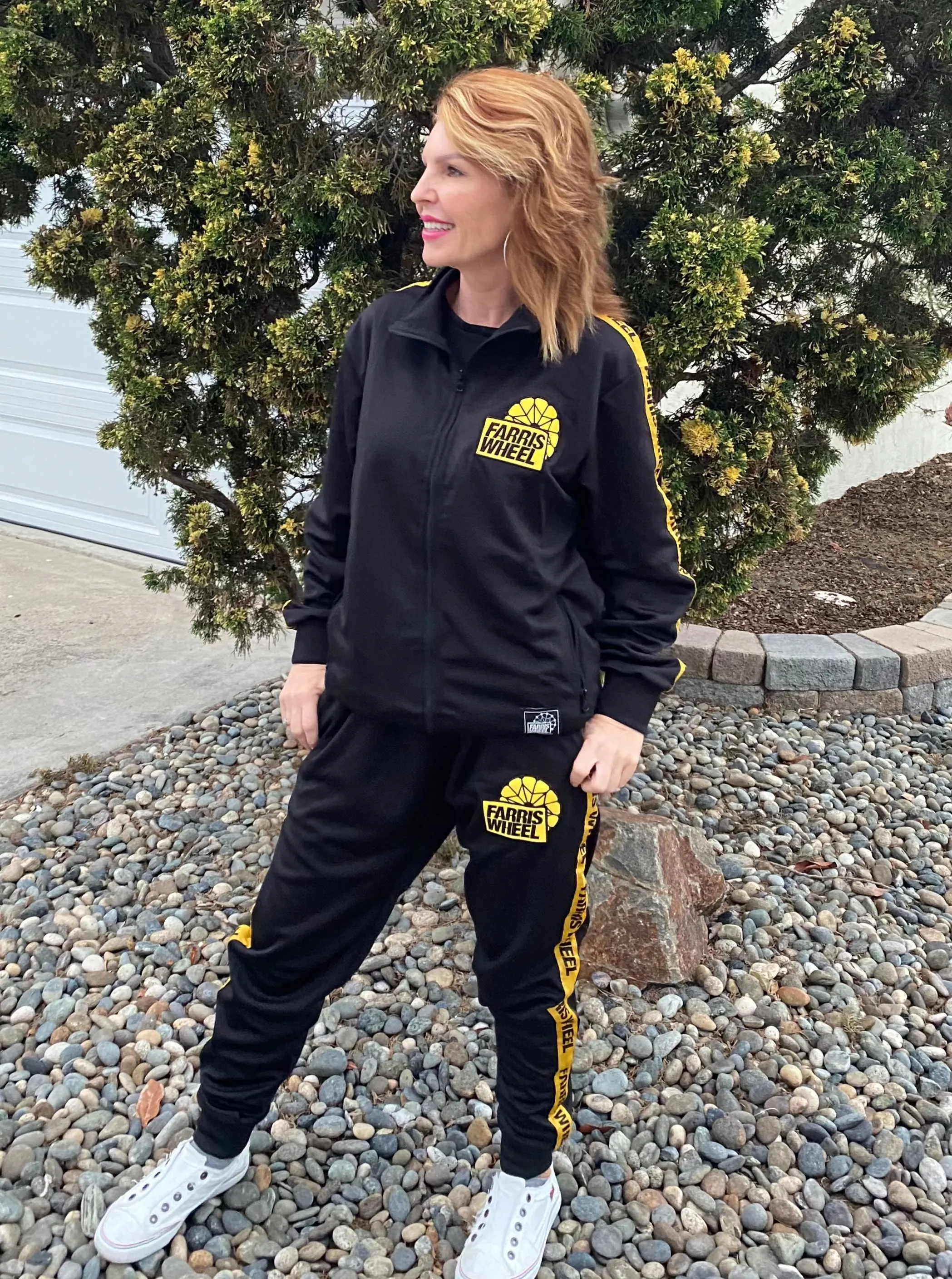 Farris Wheel Streetwear Unisex Black Tracksuit