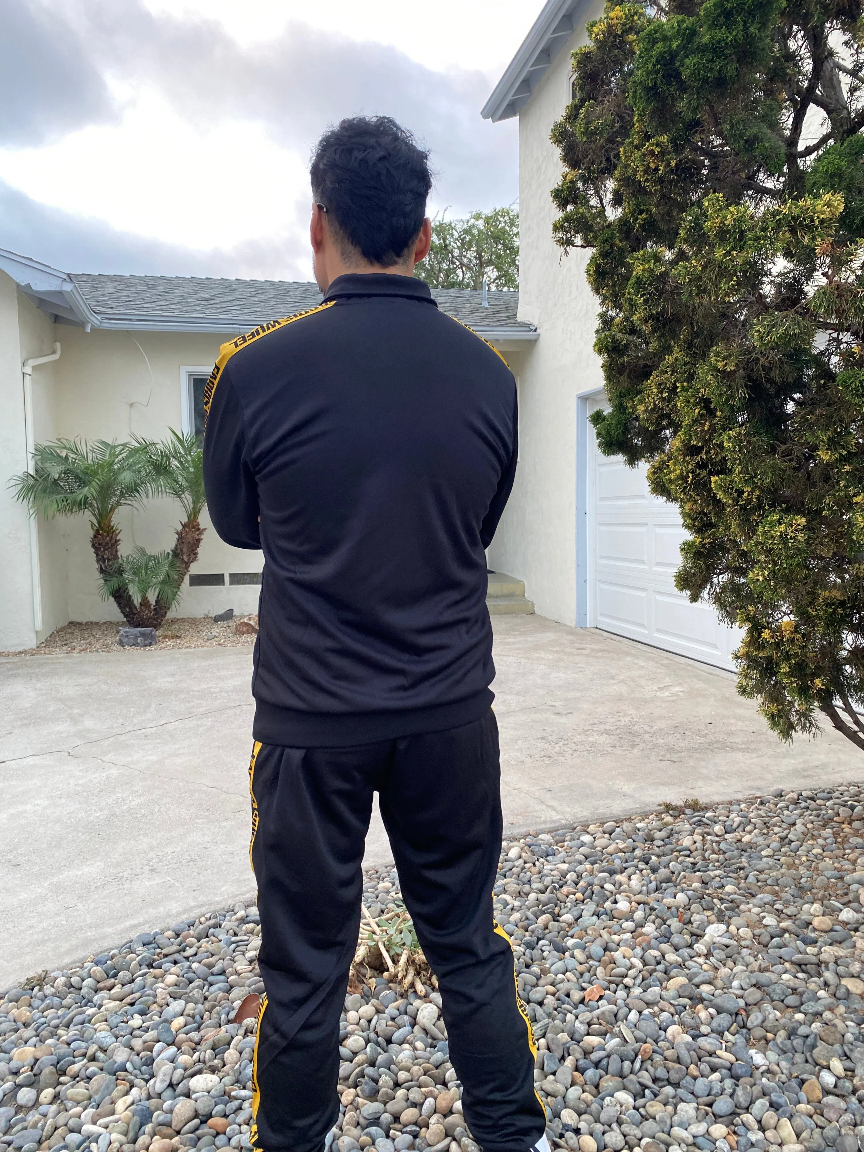 Farris Wheel Streetwear Unisex Black Tracksuit