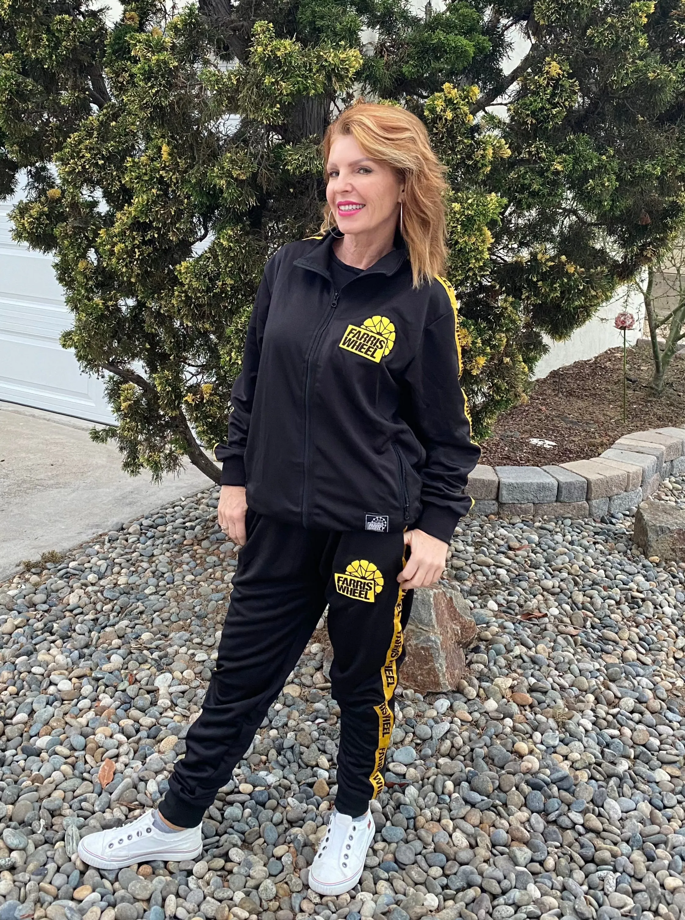 Farris Wheel Streetwear Unisex Black Tracksuit