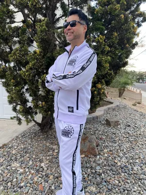 Farris Wheel Streetwear Unisex White Tracksuit