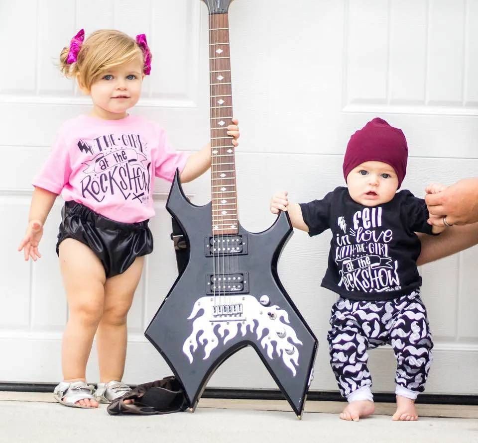 Fell In Love With The Girl At The Rock Show Matching Set