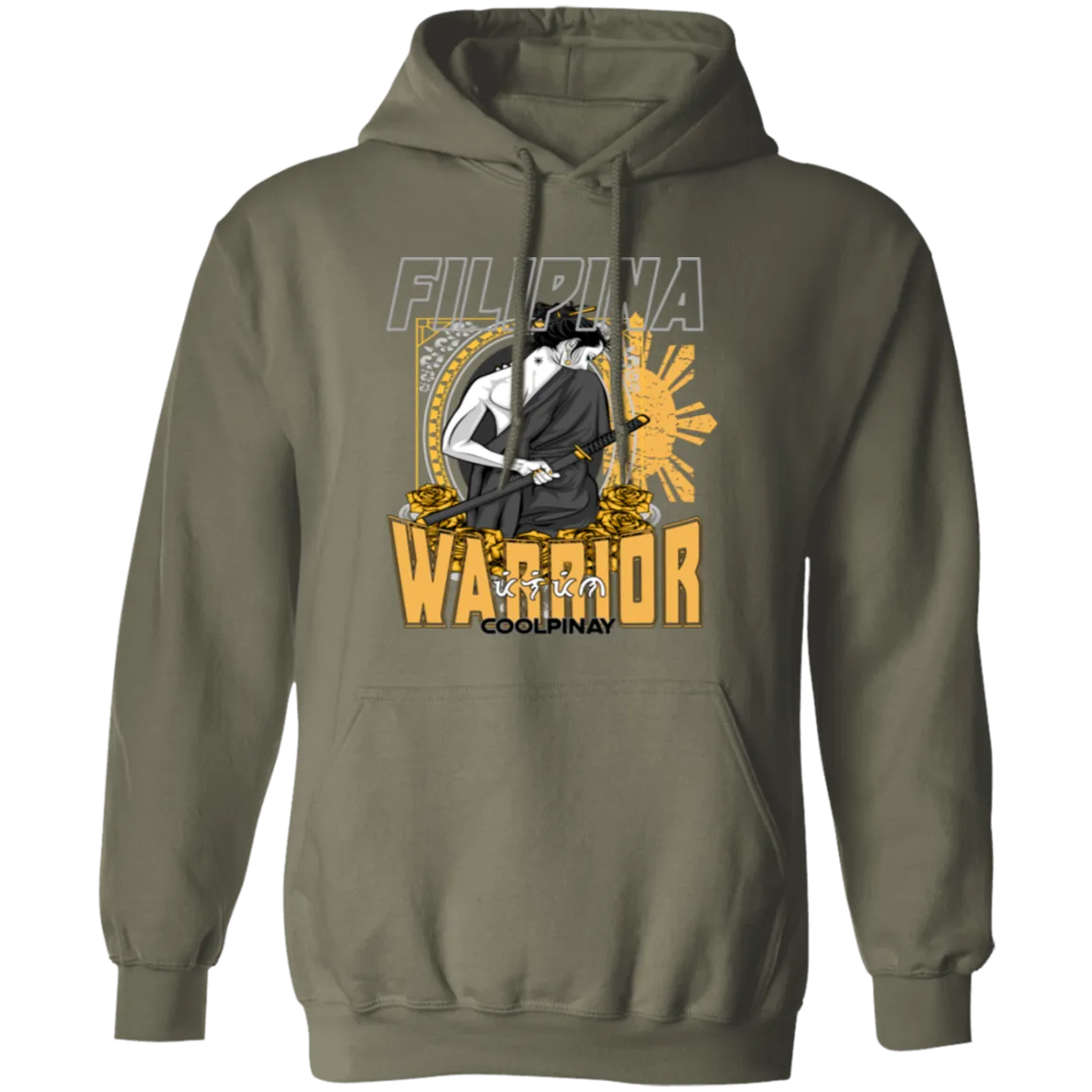Filipina Warrior Samurai Unisex Pullover Hoodie