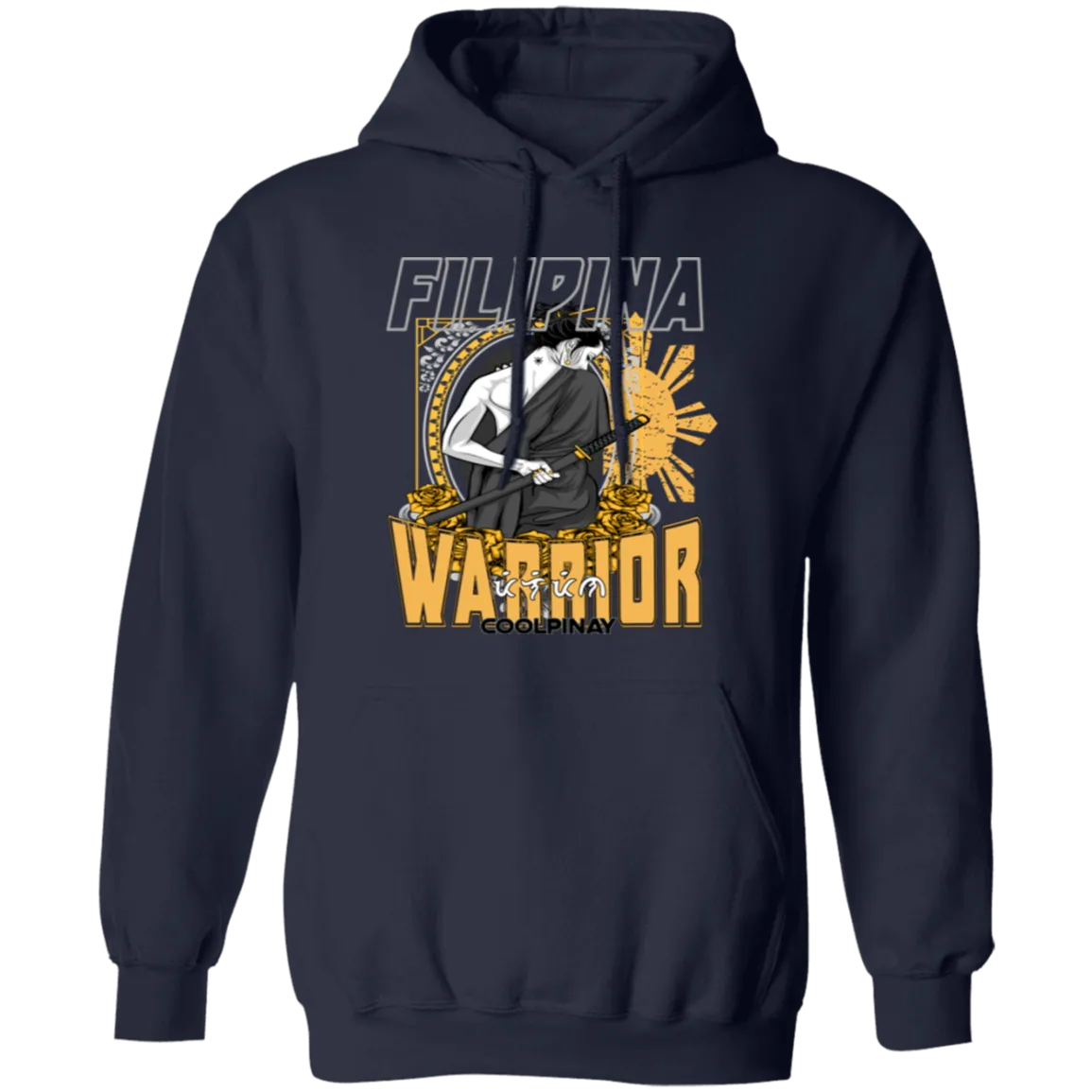 Filipina Warrior Samurai Unisex Pullover Hoodie