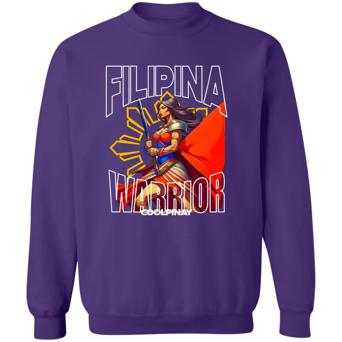 Filipina Warrior Unisex Crewneck Pullover Sweatshirt