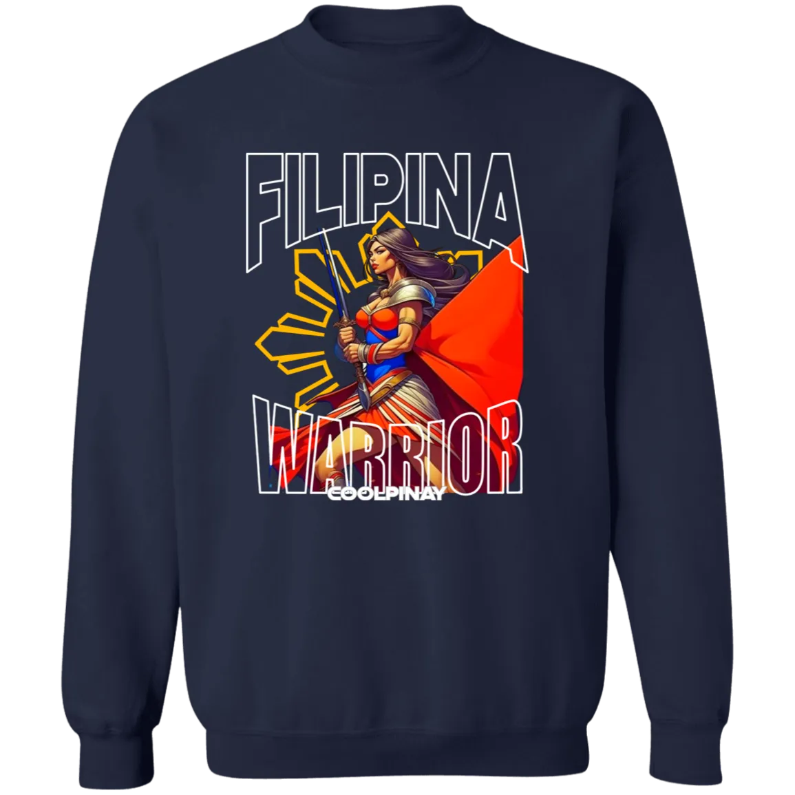 Filipina Warrior Unisex Crewneck Pullover Sweatshirt