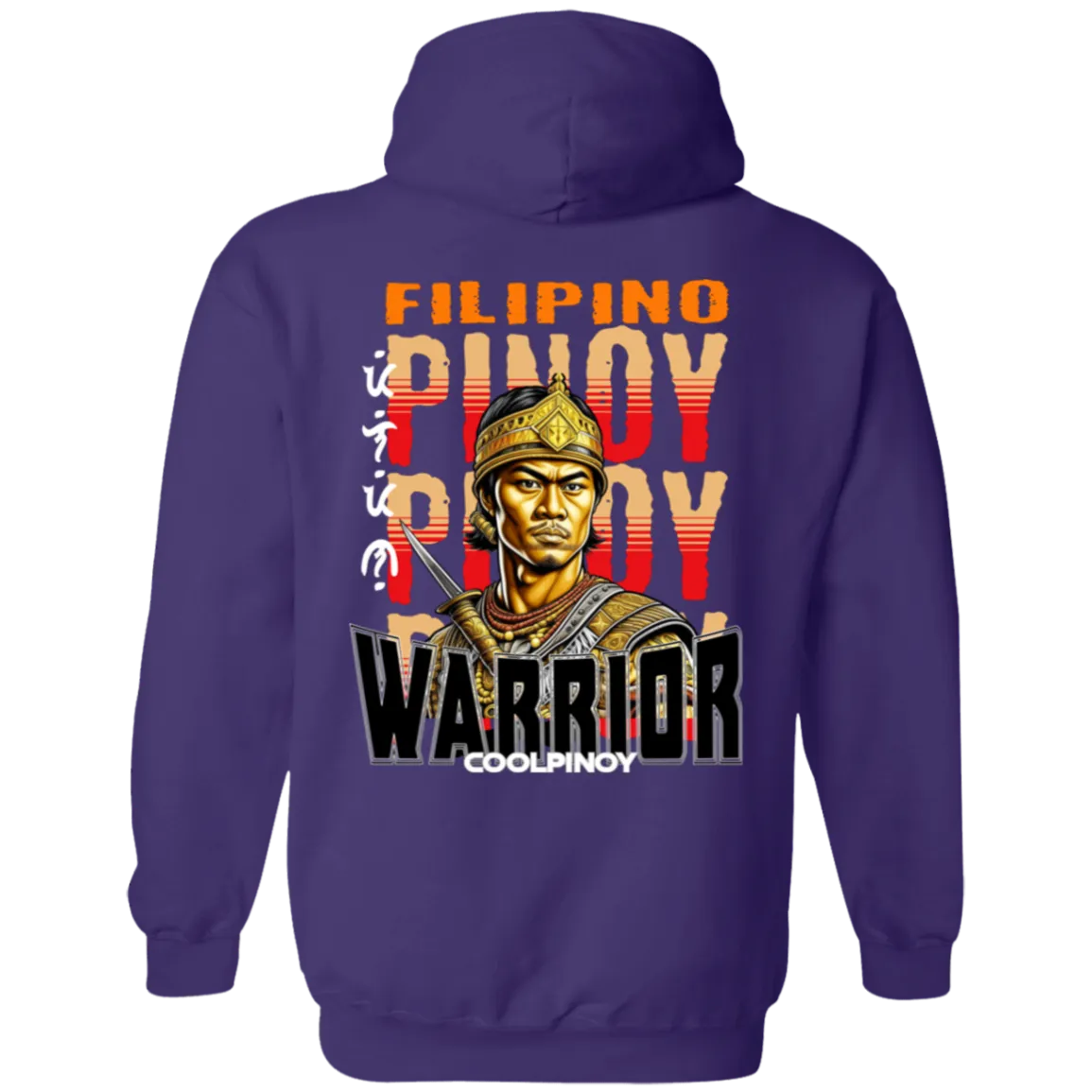 Filipino Warrior King Unisex Pullover Hoodie