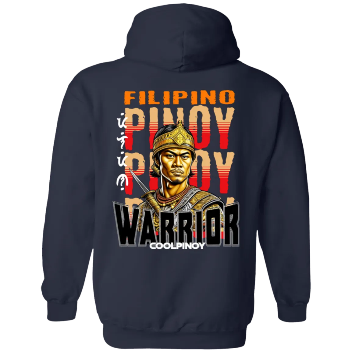 Filipino Warrior King Unisex Pullover Hoodie
