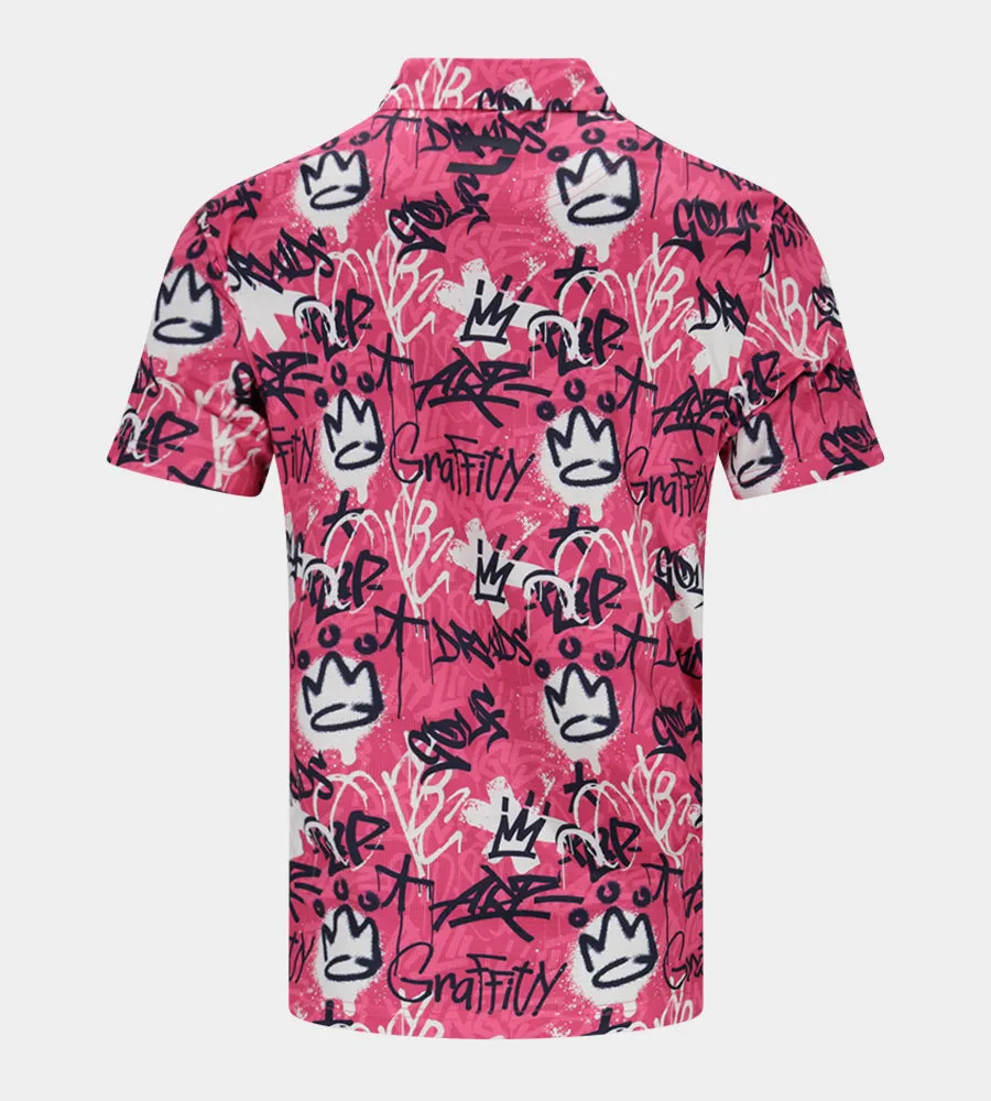 GRAFFITI POLO - PINK