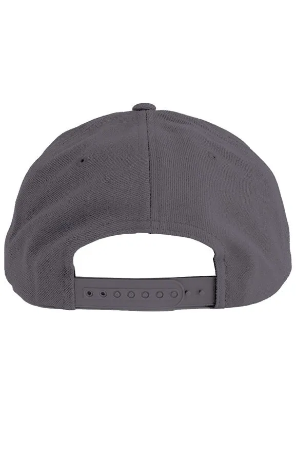 Grey "Mint Green" Printed Patch Snapback | Graphic Tee, Streetwear