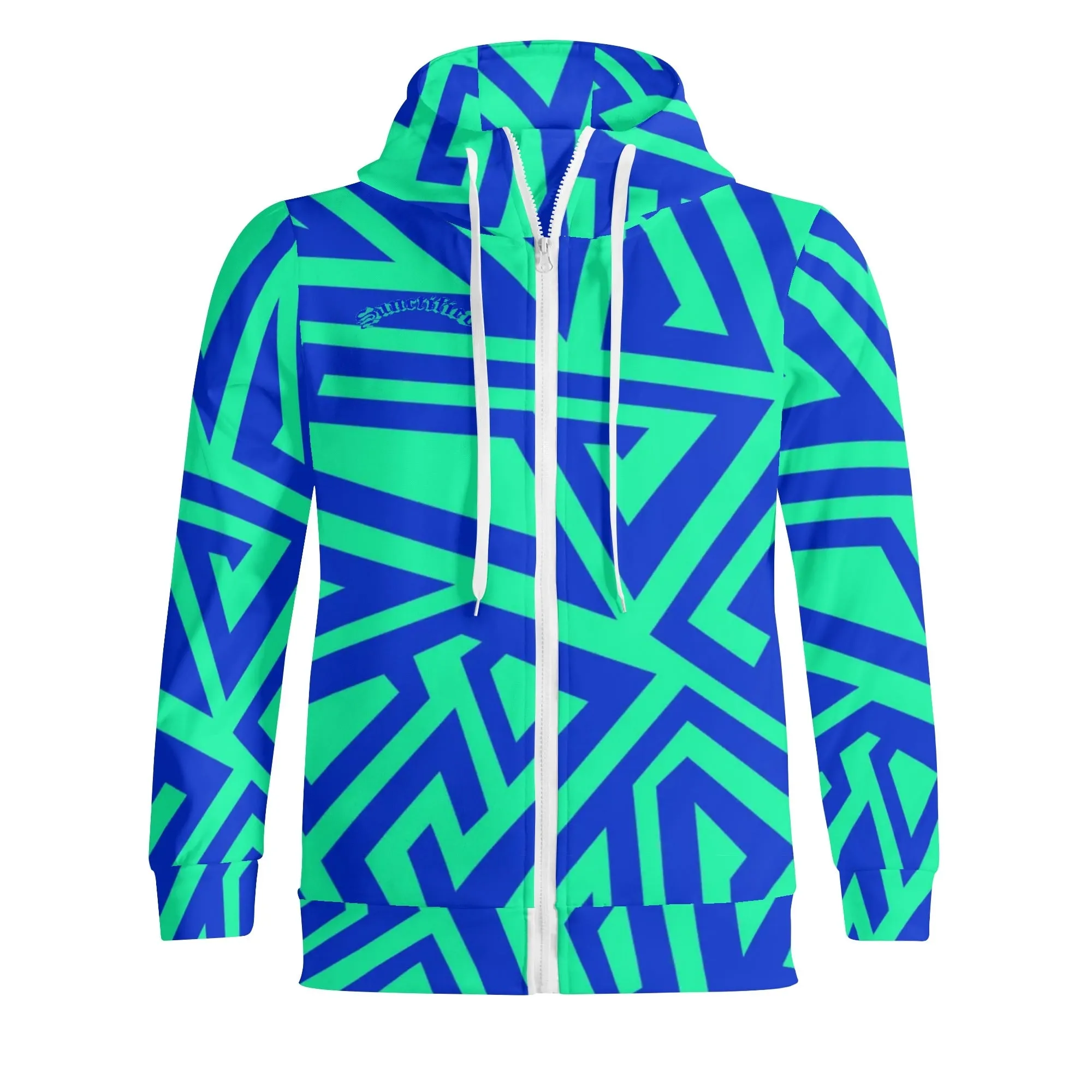 GUARDIAN ANGEL- Adult Full Zip Turtleneck Hoodie Streetwear, Free Shipping
