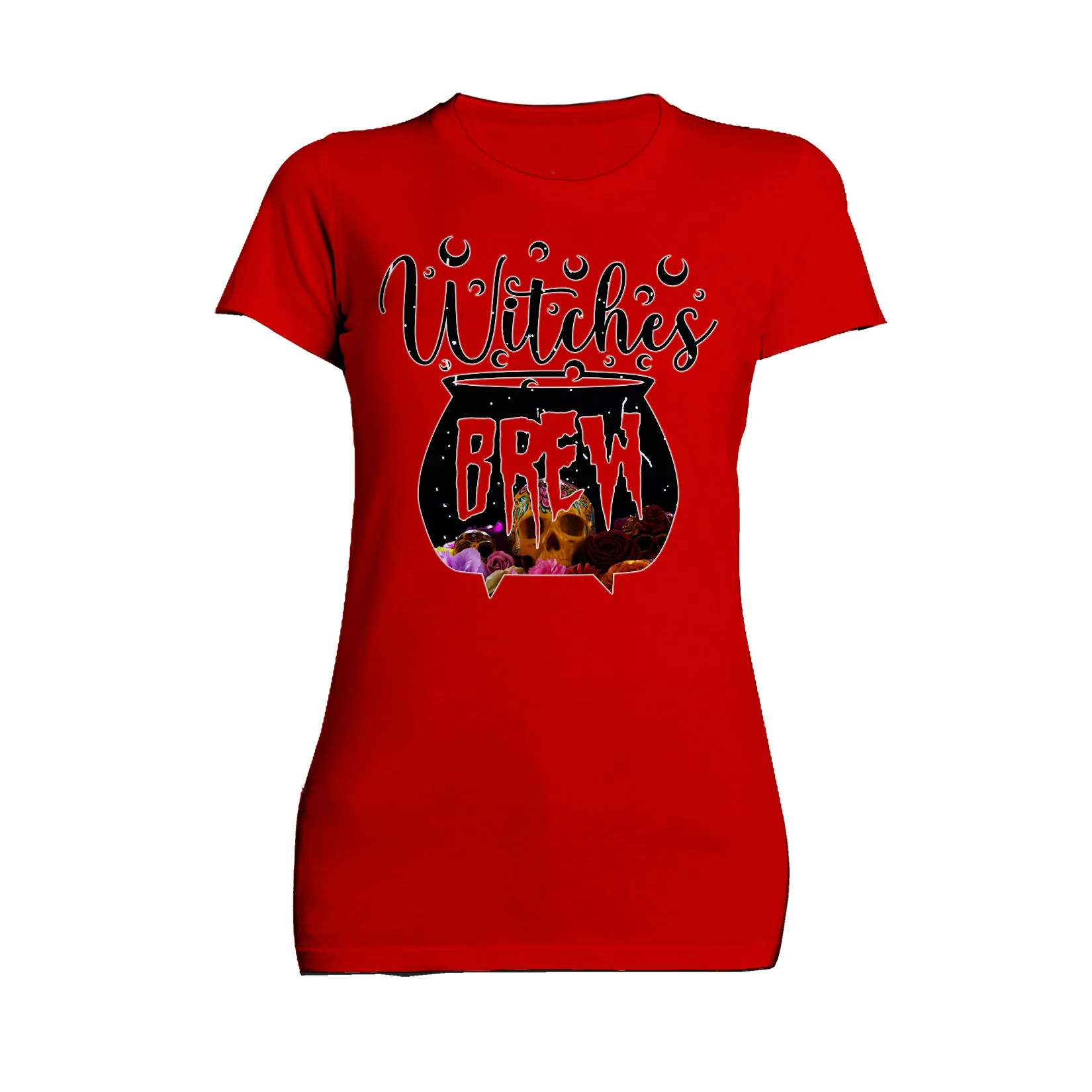 Halloween Occult Witches Brew Meme Edgy Slogan Cauldron Lol Official Women's T-shirt