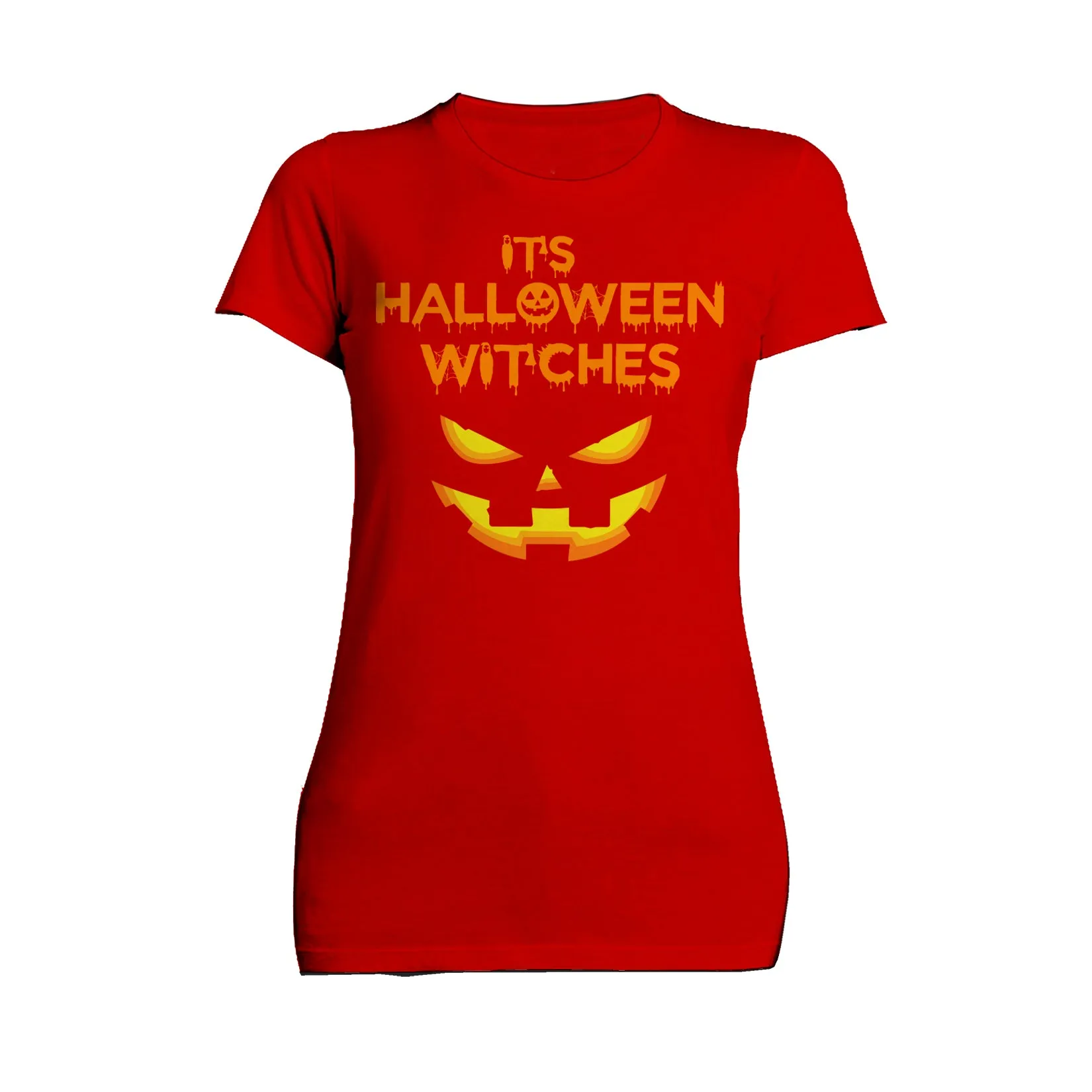 Halloween Occult Witches Pumpkin Face Meme Edgy Slogan Lol Official Women's T-shirt