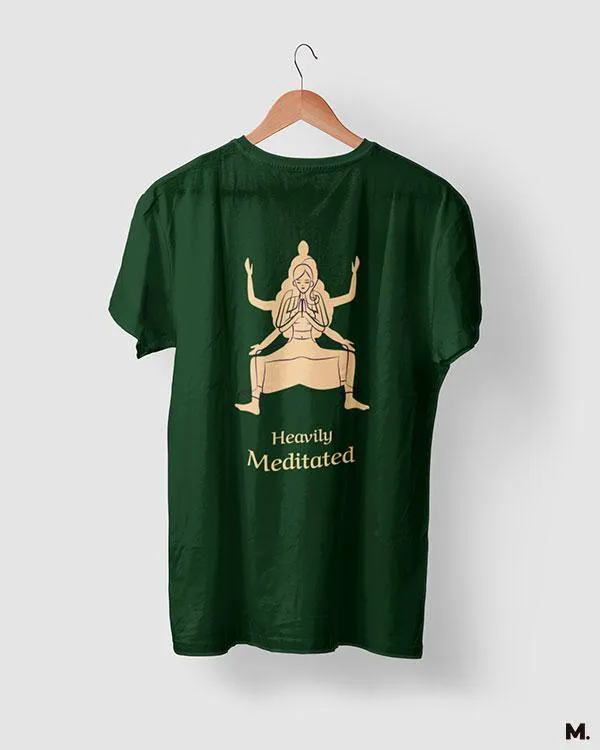 Heavily meditated printed t shirts