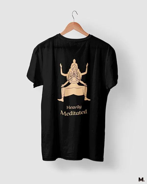 Heavily meditated printed t shirts