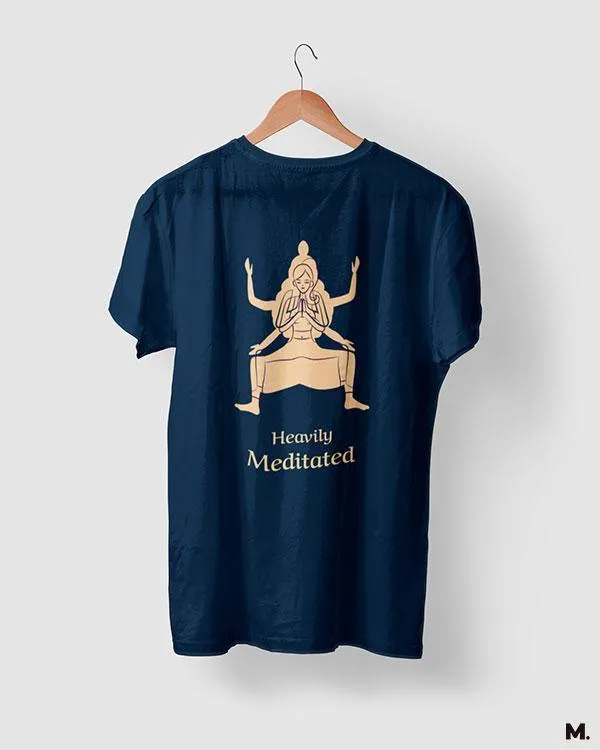 Heavily meditated printed t shirts