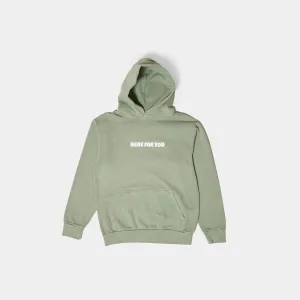 Here For You Olive Hoodie