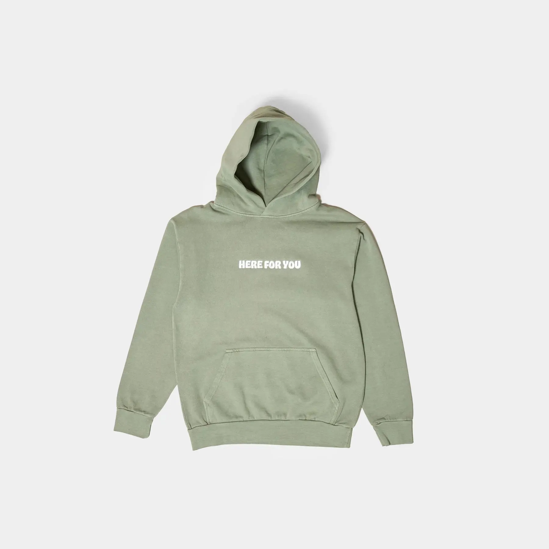 Here For You Olive Hoodie