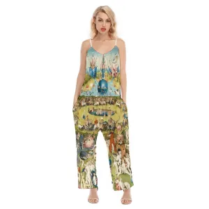 Hieronymus Bosch The Garden of Earthly Delights Loose Jumpsuit