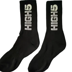 High Five Classic Logo Socks - 2 Pack | Graphic Tee, Streetwear